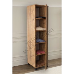 KOD NO : DLP-115 Buket Tek Kapaklı Dolap - Çam KOD NO : DLP-115 Buket Tek Kapaklı Dolap - Çam