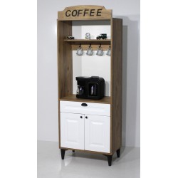 KOD NO : DLP-400 Kahve Köşesi Çok Amaçlı Dolap - Çam