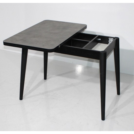 KOD NO : MASA-754 Rüya Masa 60x100 - Gri / Siyah