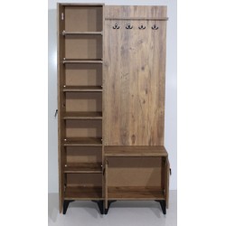 KOD NO : PRT-116 Elmas İkili Portmanto - Çam KOD NO : PRT-116 Elmas İkili Portmanto - Çam