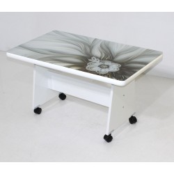 KOD NO : SHP-455 Camlı Sehpa - Rozet