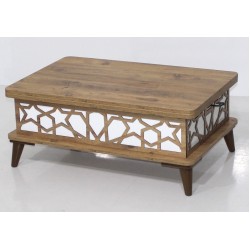 KOD NO : SHP-477 Zara Akıllı Sehpa - Çam / Beyaz