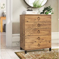 KOD NO : SIF-225 Buket Şifonyer - Çam (DEMONTE)