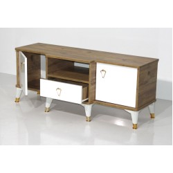 KOD NO : TV-244 Tv Sehpası - Çam / Beyaz